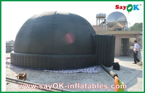 Black 7m Inflatable Planetarium , Dome Inflatable Portable Planetarium