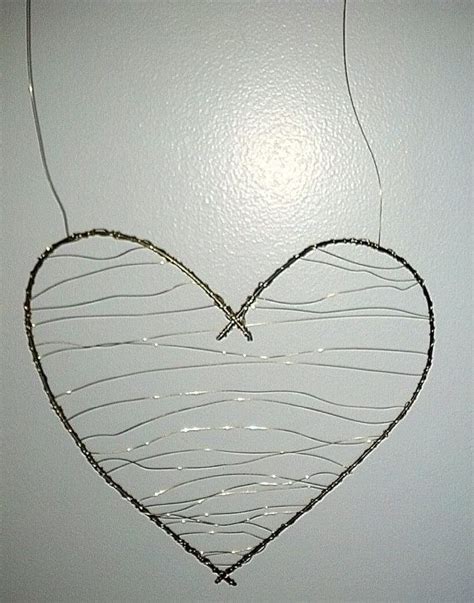 Wire Heart Heart Wall Decor Handmade OOAK Heart Home | Etsy | Heart ...