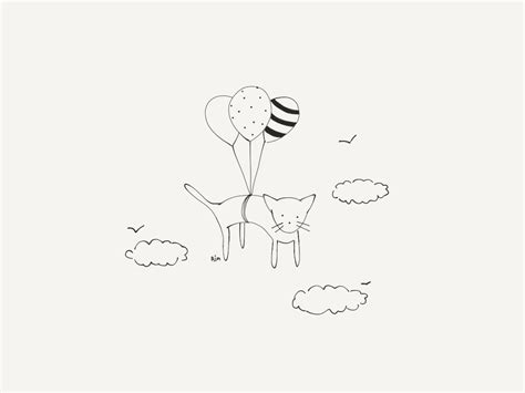 Flying Cat Drawing at GetDrawings | Free download