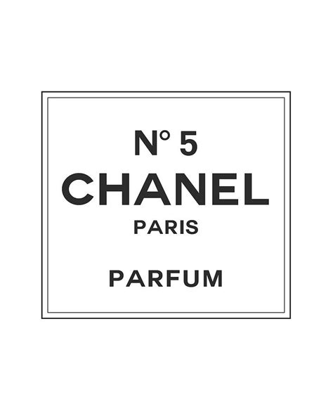 Chanel No 5 Parfum - Black And White 02 - Lifestyle And Fashion Digital Art by TUSCAN Afternoon