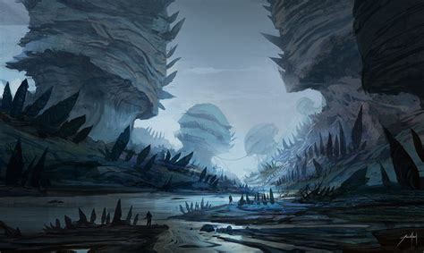 Alien World by JJcanvas on deviantART | Alien worlds, Fantasy landscape, Alien planet