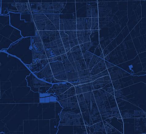 Stockton - Dark Blue Vector Map | Boundless Maps