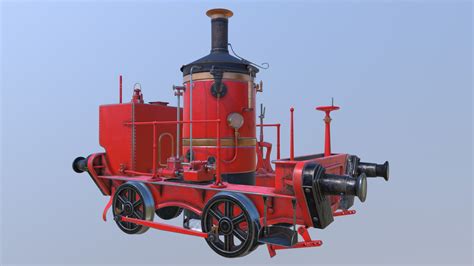 Steam locomotive coffee pot ___ WIP - 3D model by gritche [46463c5] - Sketchfab