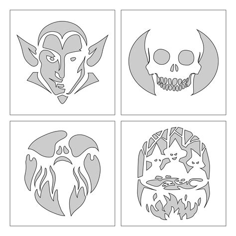 Best Images Of Printable Halloween Pumpkin Carving Designs Free 80892 ...