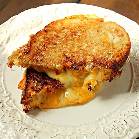 Gourmet 4 Cheese Grilled Cheese Sandwich - Global Kitchen Travels