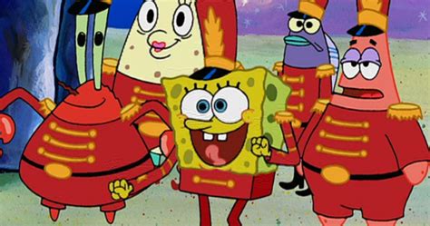 NickALive!: The Ohio State University Marching Band Celebrates All Things SpongeBob at Halftime