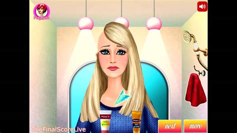 Barbie Hair Salon Games - YouTube