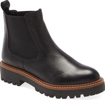 Caslon® Miller Water Resistant Lug Chelsea Boot (Women) | Nordstromrack