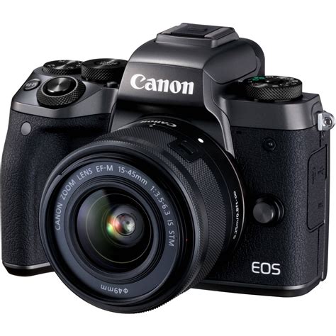 Canon EOS M5 Mirrorless Digital Camera with 15-45mm 1279C011AA