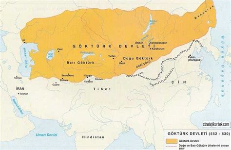 Gokturk Empire Map