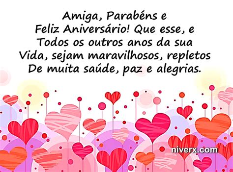 Mensagem de Feliz Aniversario Para Amiga Para o Face e Whats | Mensagens e Atividades