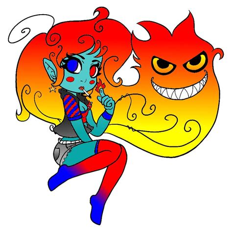 Fire and Ice girl by TXTRgrl on DeviantArt