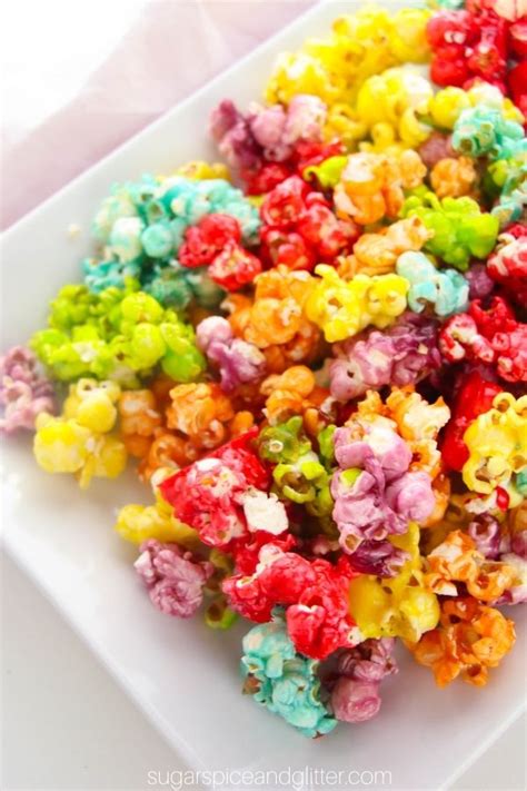 Jello Rainbow Popcorn (with Video) ⋆ Sugar, Spice and Glitter