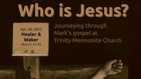 Who is Jesus?: Healer and Waker (April 30, 2023 Sermon) - YouTube