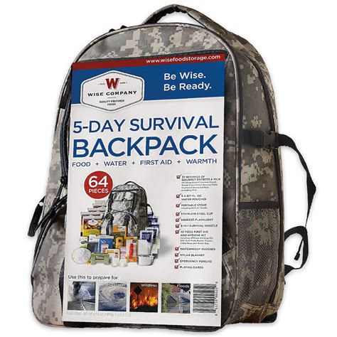 5 DAY SURVIVAL DISASTER KIT EMERGENCY PREPAREDNESS FOOD WATER GEAR + BACKPACK 851238005059 | eBay