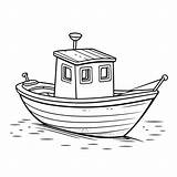 Free Printable Coloring Page For Kids With Boat Drawing Outline Sketch  sketch template