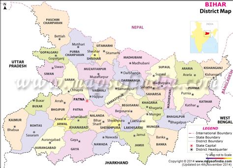 Political Map Of Bihar And Jharkhand - China Map Tourist Destinations