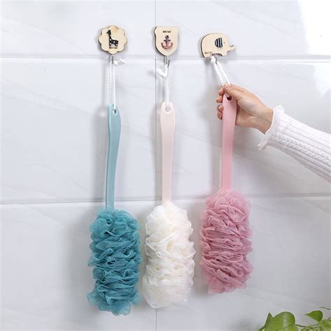 Loofah with Handle Bath Scrubber - USAMERICA SHOP