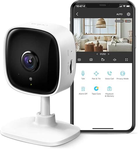 TP-LINK Tapo 2K Indoor Security Camera - Night Vision, Motion Detection ...