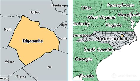 Edgecombe County, North Carolina / Map of Edgecombe County, NC / Where ...