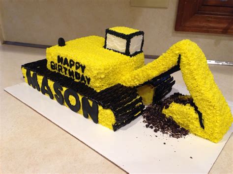 Excavator Cake | Excavator cake, Cupcake cakes, Cake