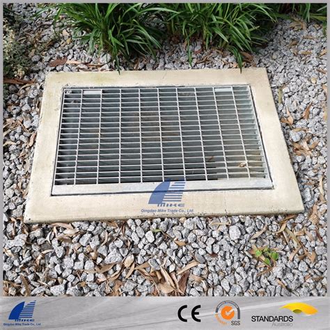 Galvanized Heavy Duty Steel Grate for Trench, Sump, Drainage Cover - China Grate and Frame and ...