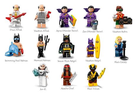 Lego batman movie minifigures series sheet - mertqhall