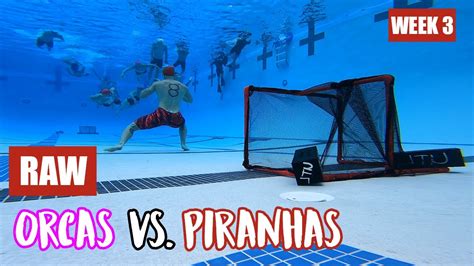 RAW - Underwater Torpedo League - Week 3, Season XI - Oceanside Piranha vs. San Diego Orcas ...