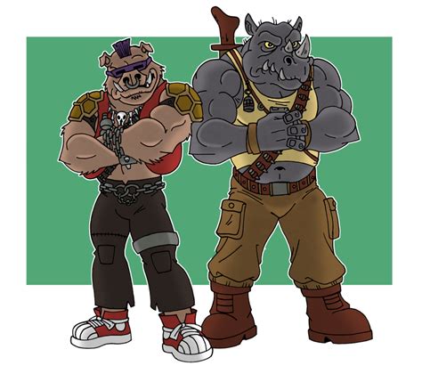 Bebop and Rocksteady by McSlackerton on DeviantArt