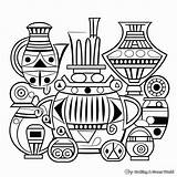 Pottery Coloring Pages  Free & Printable sketch template