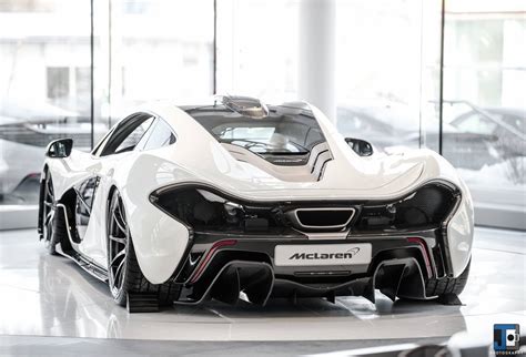 White McLaren P1 in Greenwich, Connecticut - GTspirit