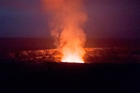 Halemaumau Crater Kilauea in Hawaii