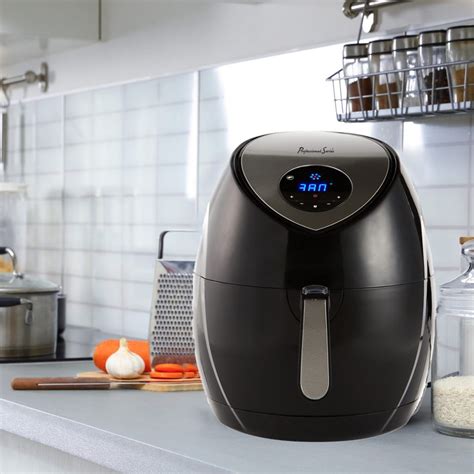 Digital Air Fryer, 5.5L, Black w/ Silver Accents - Professional Series