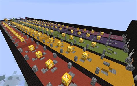 Lucky Block Race Map [1.8] For THE PACK Minecraft Map