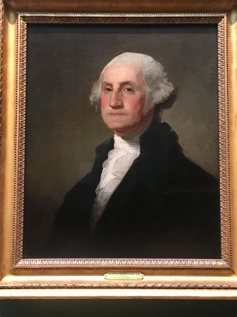 Portrait of George Washington, first President of the United States at ...