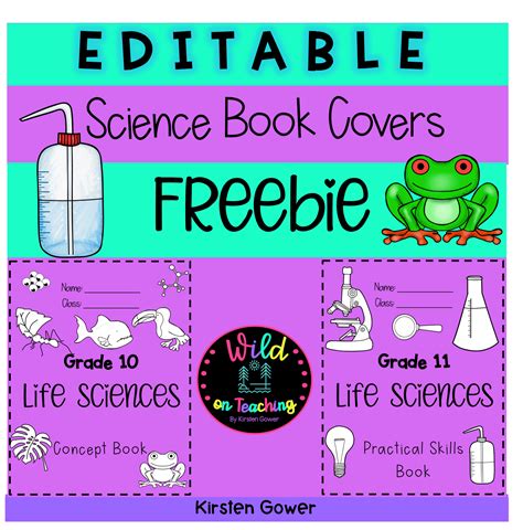 Science Book Cover Design Samples