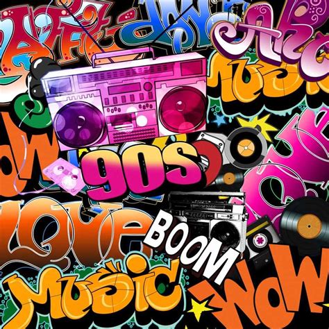 Boombox Graffiti Wallpaper