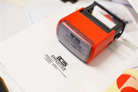 Self-Inking Rubber Stamps - Executive Company Seals