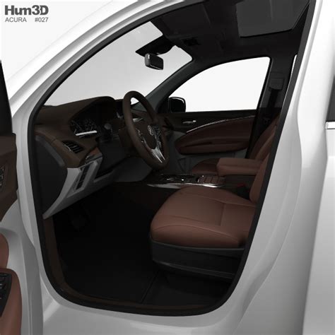 Acura MDX Sport hybrid with HQ interior 2020 3D model - Download Crossover SUV on 3DModels.org