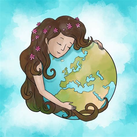 Free Vector | Watercolor mother earth day wallpaper