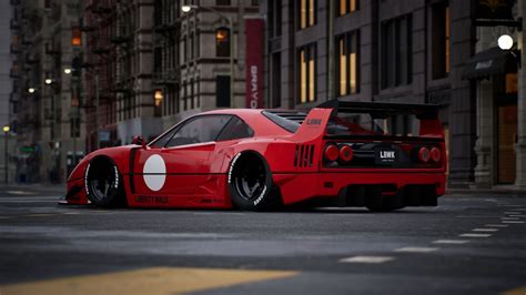 This Ferrari F40 Liberty Walk Body Kit Is Blasphemy But Gorgeous