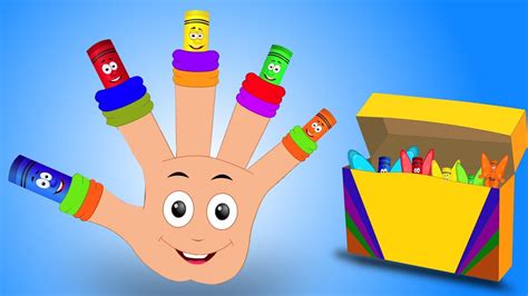 Crayons Finger Família | Verso infantil | Nursery Rhyme For kids ...