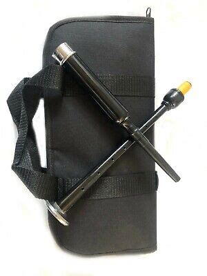 Scottish Bagpipe Practice Chanter Black Silver With Carrying Case Chanter | eBay