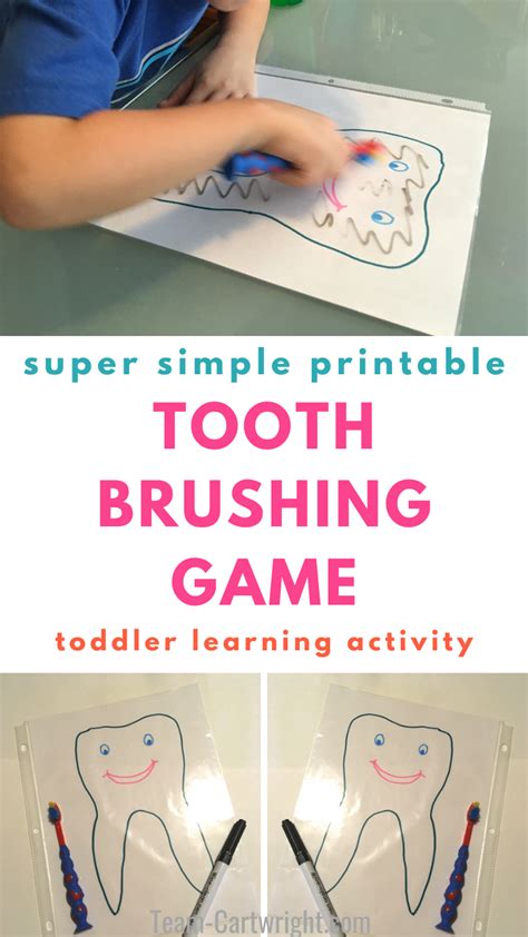 Preschool Tooth Brushing Activities - Team Cartwright | Preschool learning activities, Toddler ...