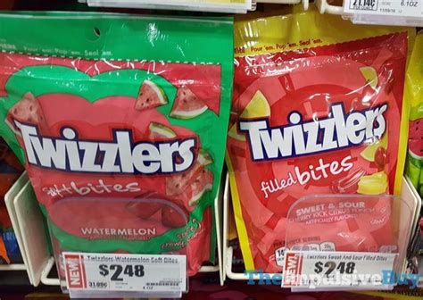 Twizzlers Watermelon Soft Bites and Sweet & Sour Filled Bites | Food, Junk food, Food reviews