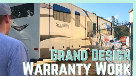 RV WARRANTY WORK (ON OUR GRAND DESIGN) || FULL TIME RV LIVING - YouTube