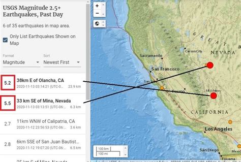 M5.5 and M5.2 earthquakes hit within 30 seconds risk areas in ...