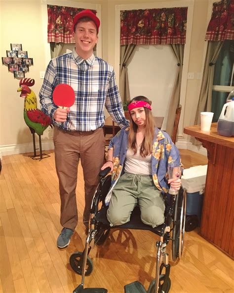 Couples costume, Forrest Gump and lieutenant Dan Couples Halloween ...