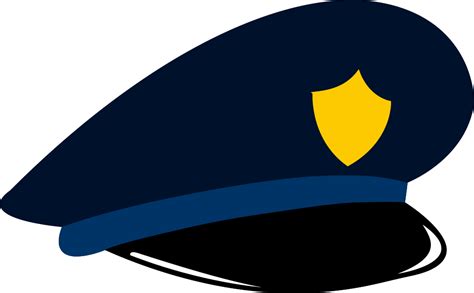 OnlineLabels Clip Art - Police Cap