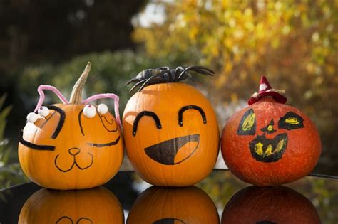 How to Paint Cute Pumpkin Faces on Pumpkins | ehow